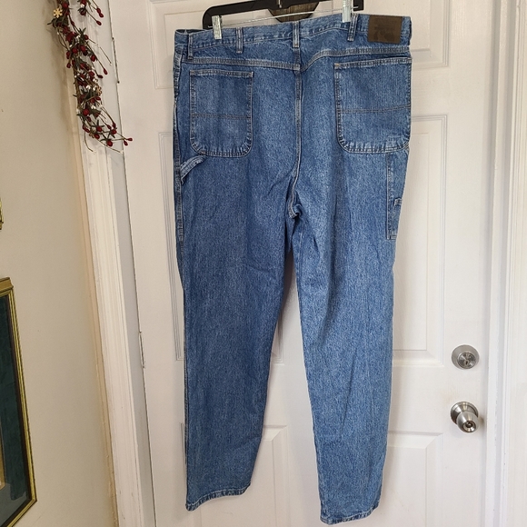 (873) Gander Mountain Men's Classic Relaxed Fit Straight leg Jeans, Size:44/32 - Picture 14 of 17